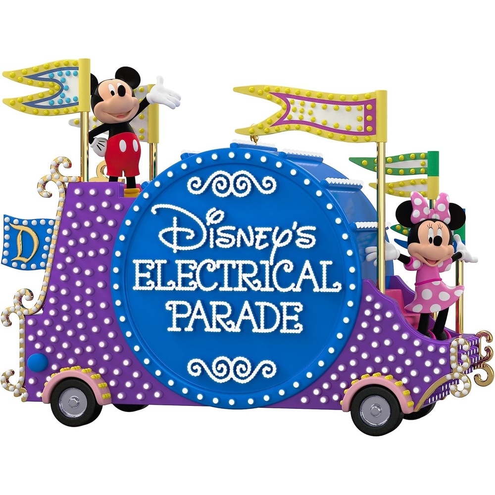image:imageHallmark Keepsake Christmas Ornament 2025 Disney Mickey and Friends Disneys Electrical Parade Musical With Light Gifts for Disney Fans2023 Electrical Parade