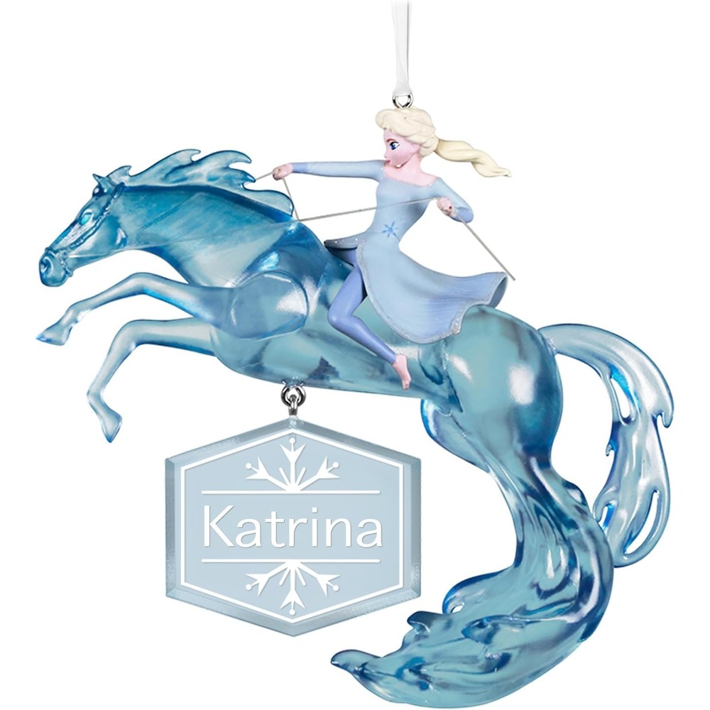 image:imageHallmark Keepsake Christmas Ornament 2025 Disney Moana Setting Sail Papercraft Gifts for Disney FansElsa and Nokk