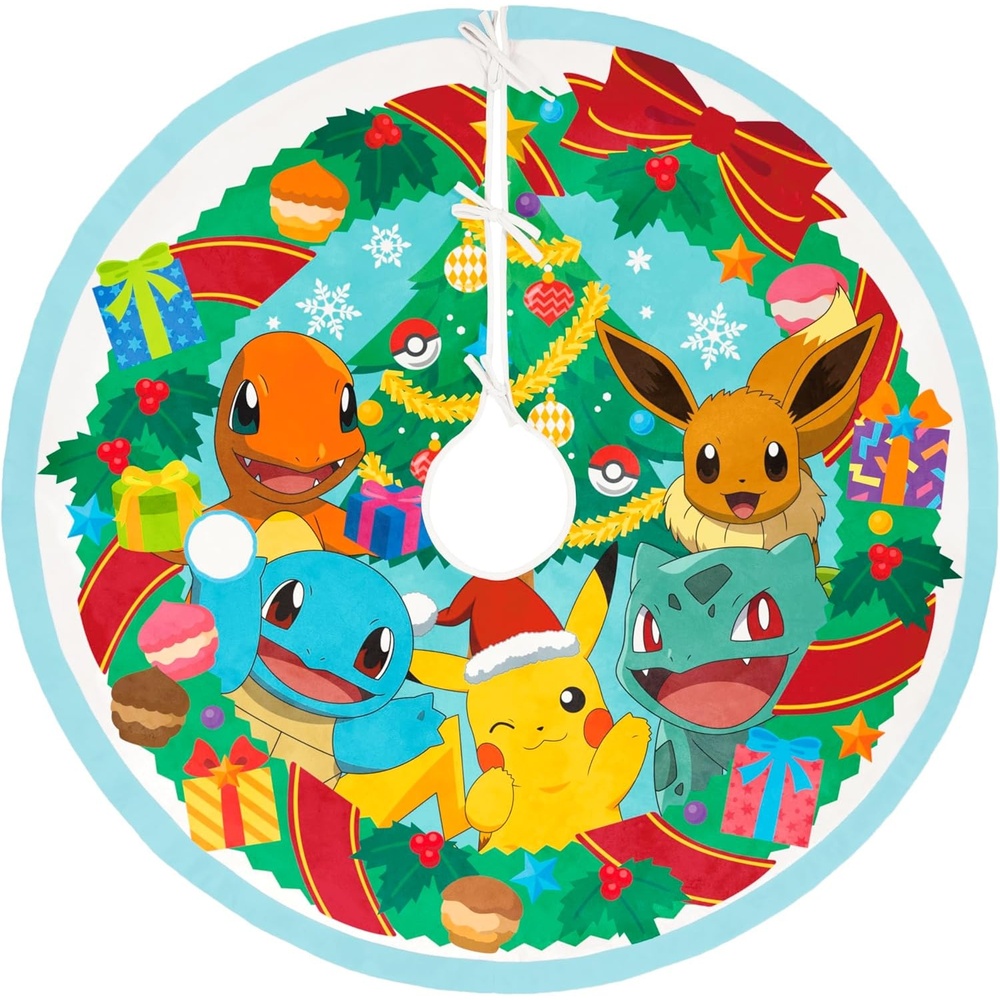 image:imageHallmark Keepsake Christmas Ornament 2025 Pokmon Singing Jigglypuff with Sound Gifts for Pokmon Fans2026 Pokemon Tree Skirt