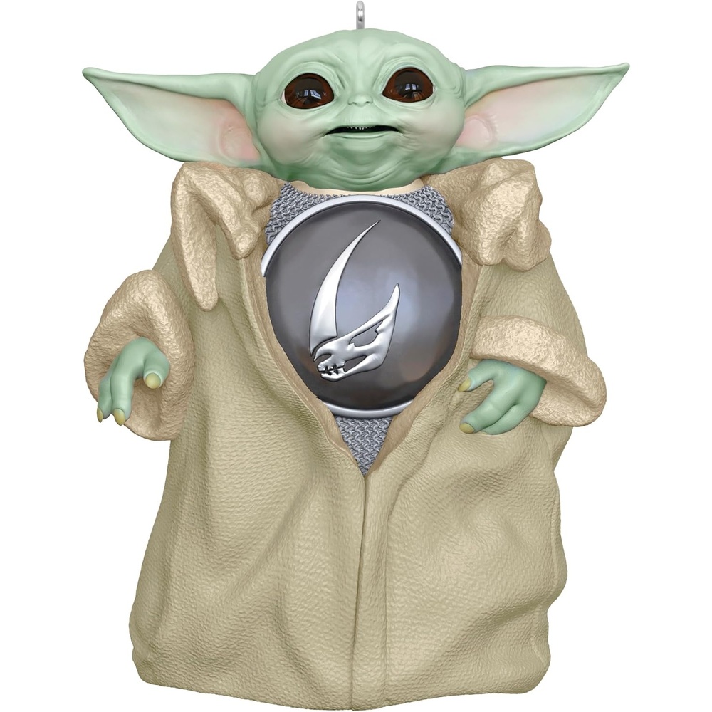 image:imageHallmark Keepsake Christmas Ornament 2025 Star Wars The Mandalorian Grogu Gifts for Star Wars FansGrogu