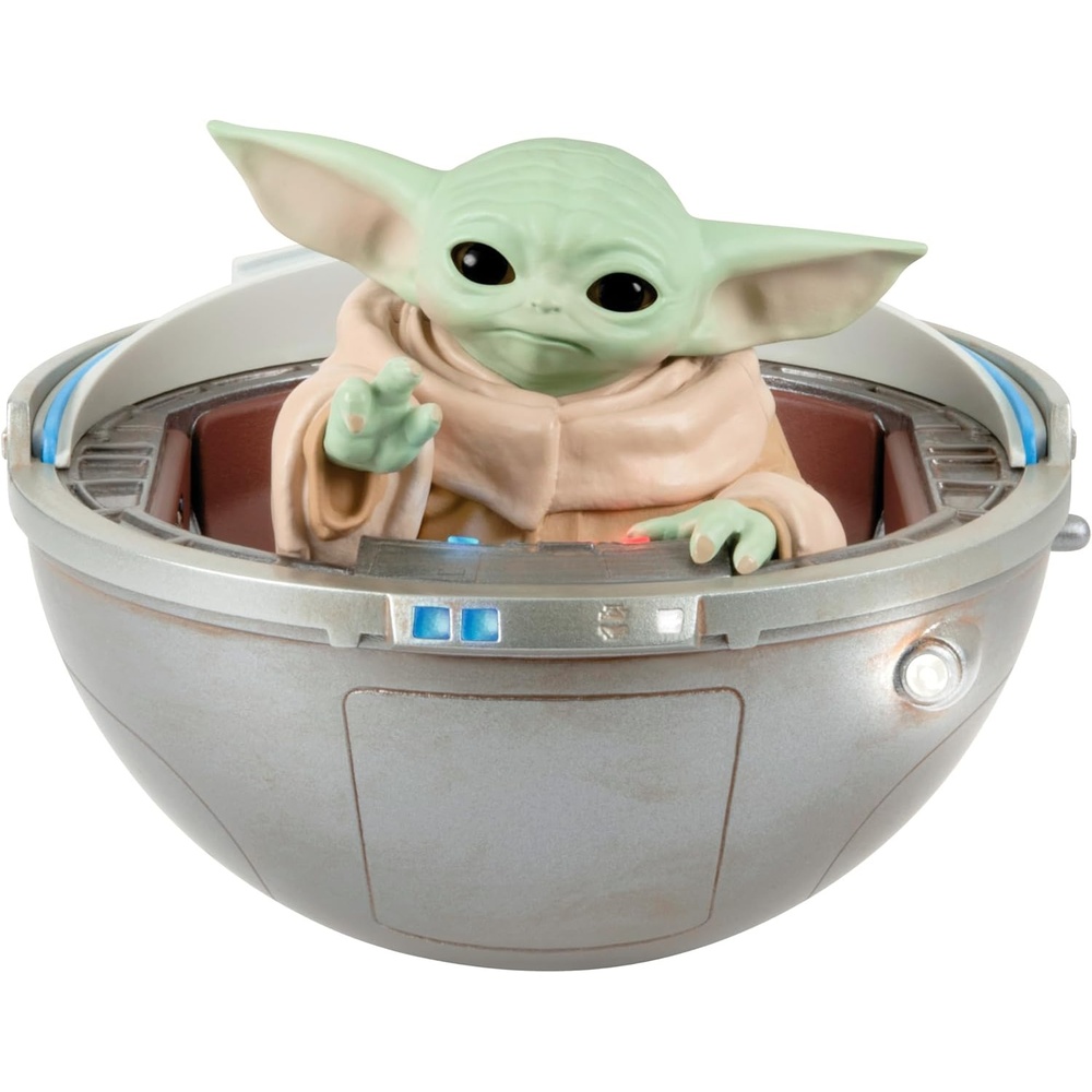 image:imageHallmark Keepsake Christmas Ornament 2025 Star Wars The Mandalorian Grogu Gifts for Star Wars FansGrogu in Hovering Pram