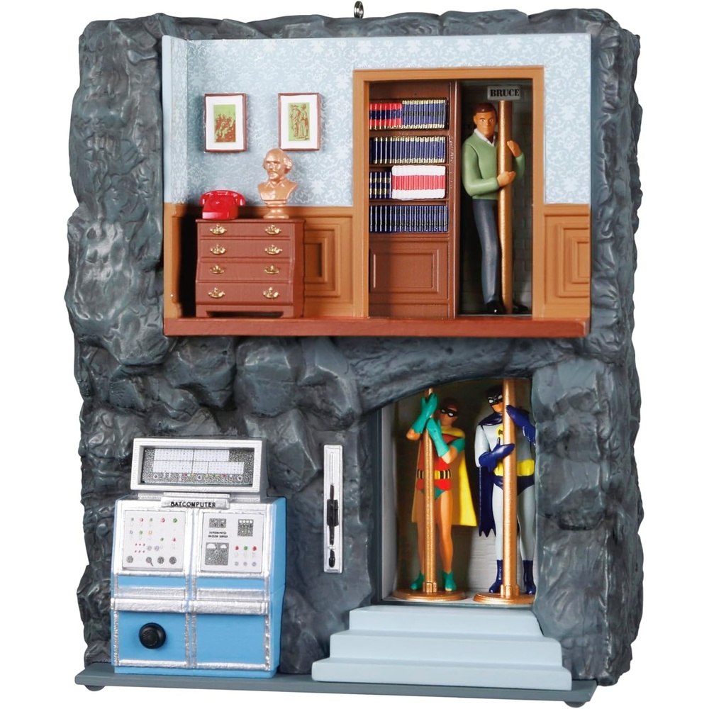 image:imageHallmark Keepsake Christmas Ornament Batman The Classic TV Series To the Batcave With Light Sound and Motion Super Hero GiftsBatman