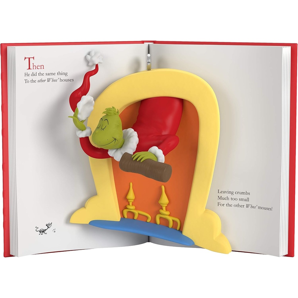 image:imageHallmark Keepsake Christmas Ornament Dr Seusss How the Grinch Stole Christmas A Change of Heart Christmas Movie GiftsGrinch Book