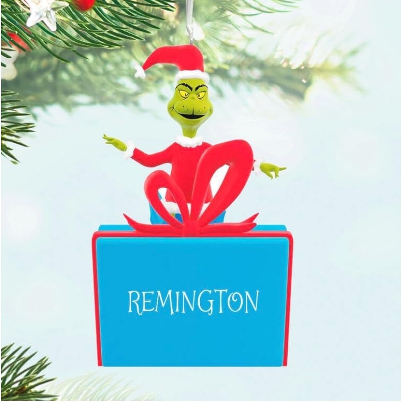 image:imageHallmark Keepsake Christmas Ornament Dr Seusss How the Grinch Stole Christmas A Change of Heart Christmas Movie GiftsMerry Grinchmas Personalized