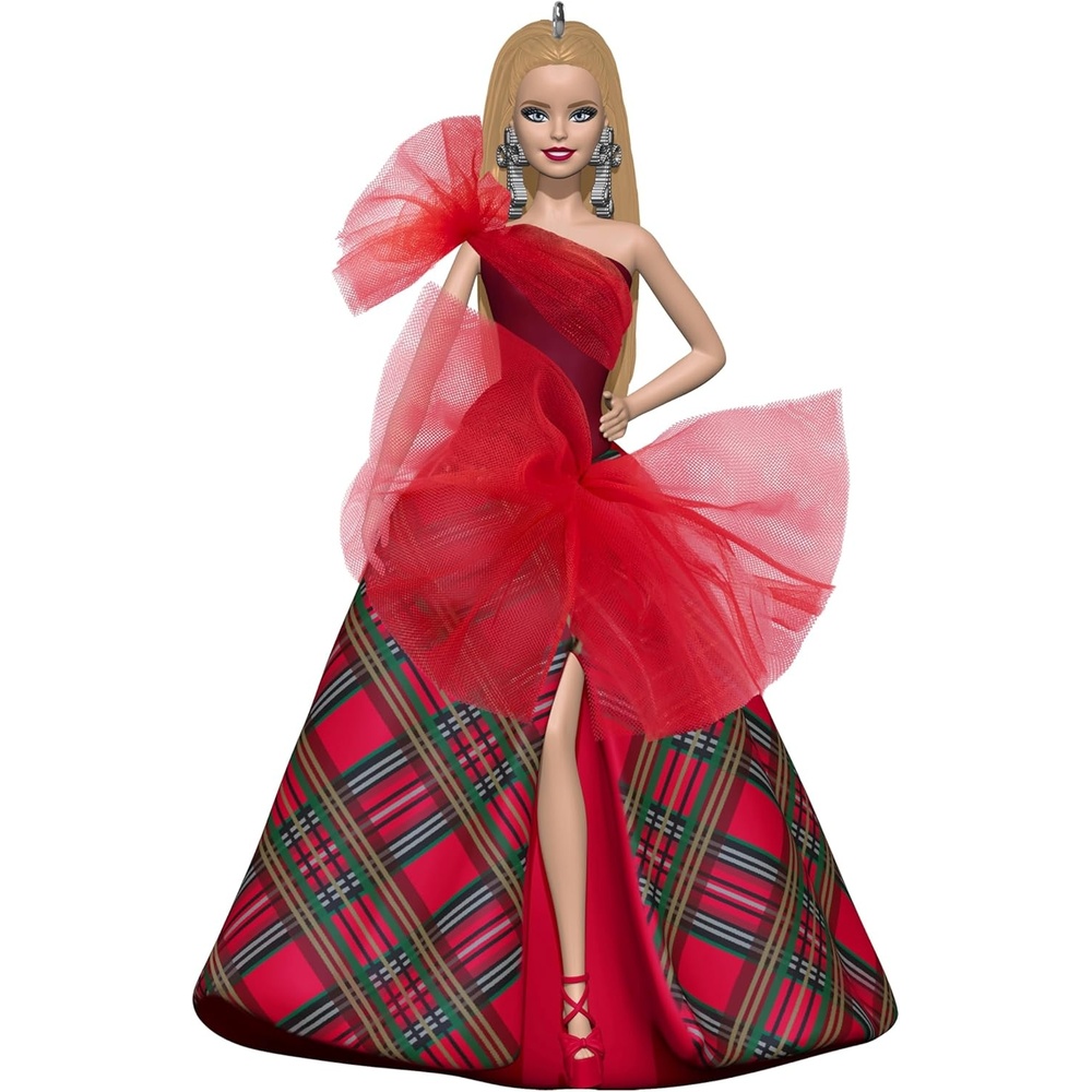 image:imageHallmark Keepsake Christmas Ornament Holiday Barbie Gifts for Barbie Fans2024 White Holiday Barbie