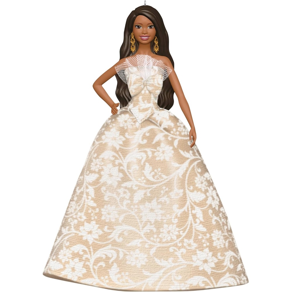 image:imageHallmark Keepsake Christmas Ornament Holiday Barbie Gifts for Barbie Fans2025 Black Holiday Barbie
