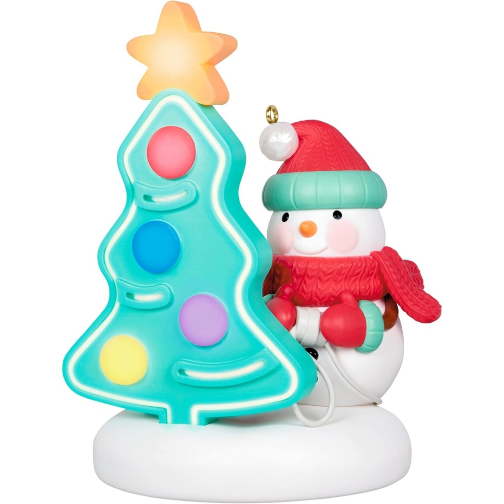 image:imageHallmark Keepsake Christmas Ornament Light It Up with Light Snowman Collectors Gifts2024 Light it Up