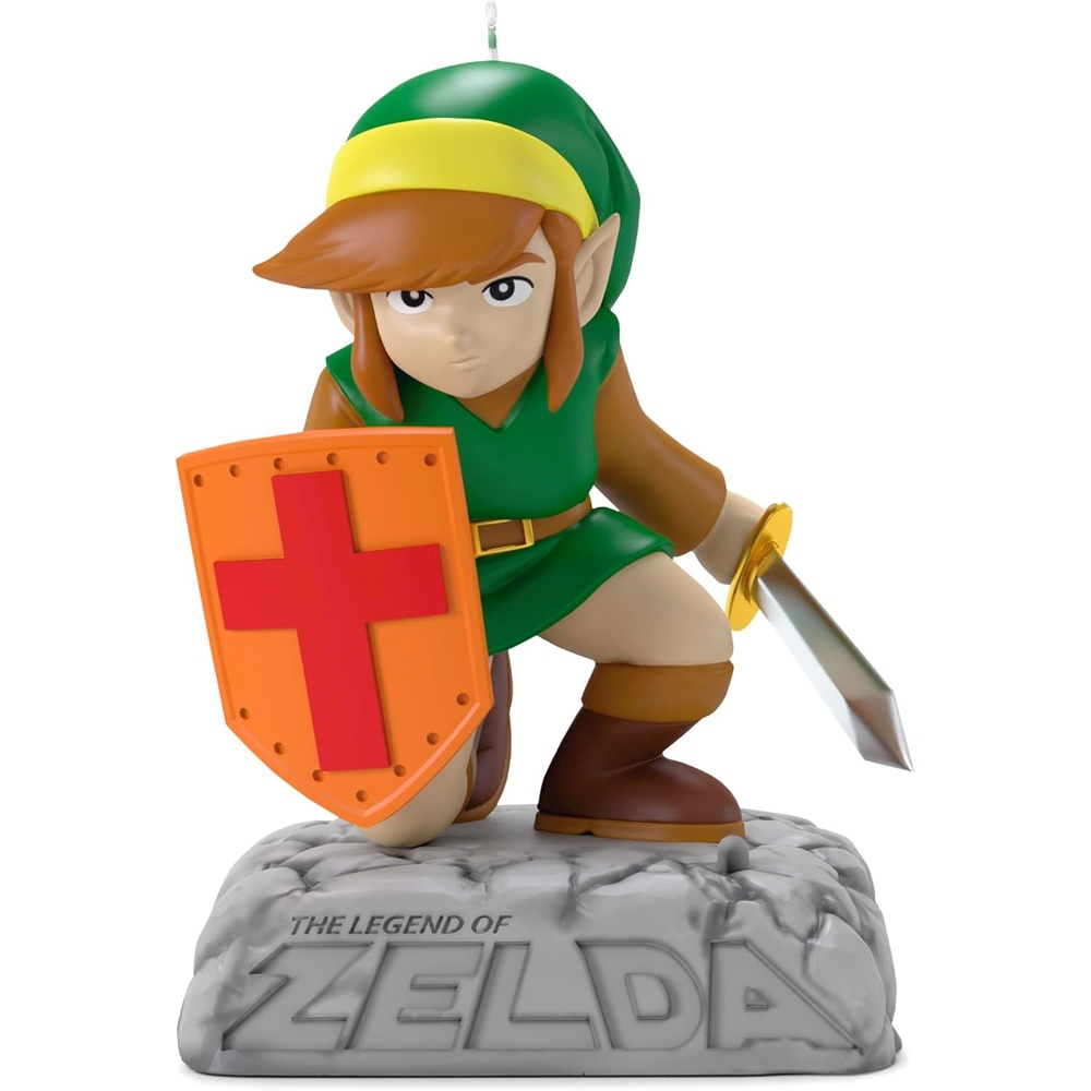 image:imageHallmark Keepsake Christmas Ornament Nintendo The Legend of Zelda Link With Sound Gifts for GamersLink with Shield and Sword
