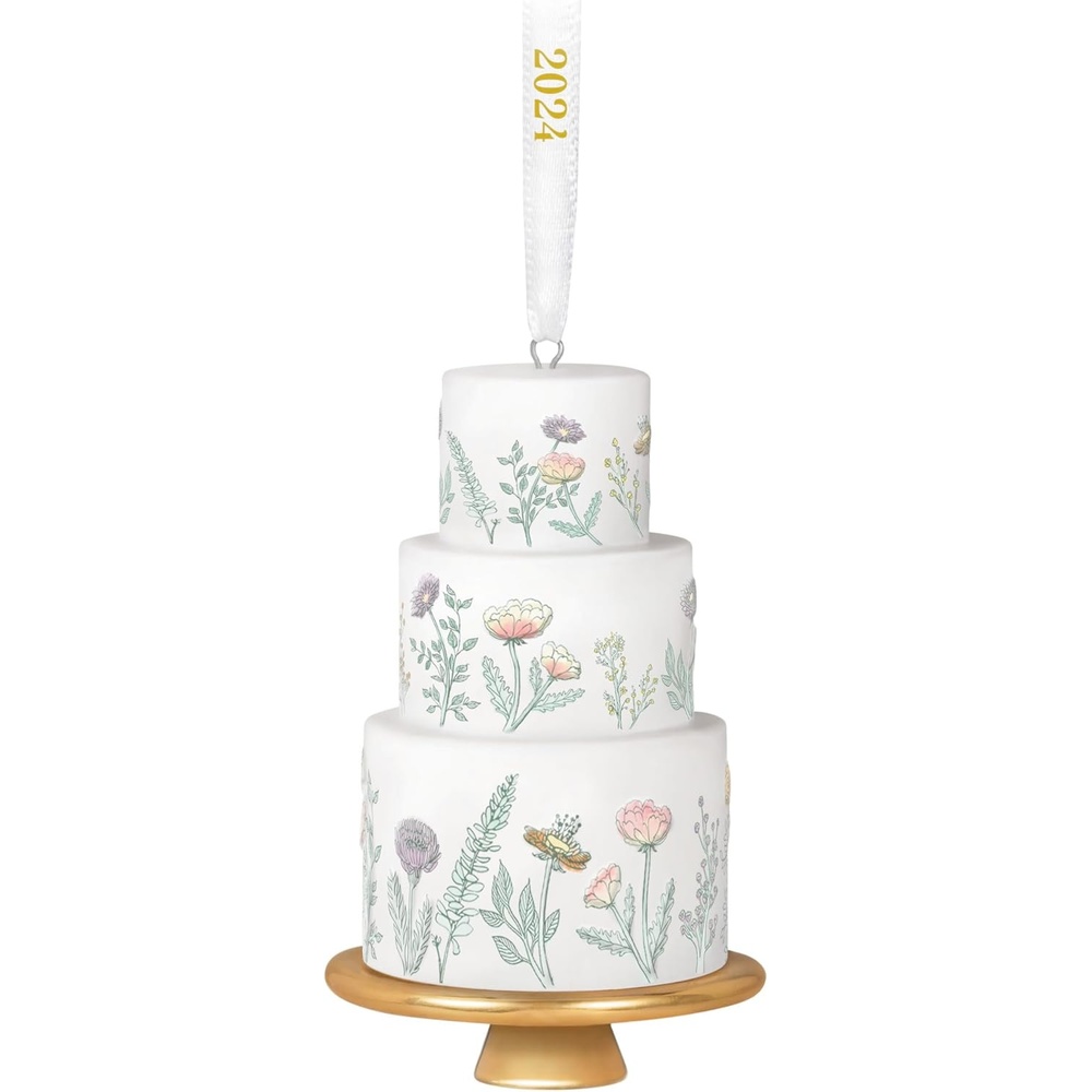 image:imageHallmark Keepsake Christmas Ornament Our Sweet Beginning 2025 Glass Wedding Gifts2024 Tiers of Joy