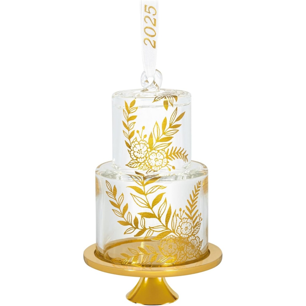 image:imageHallmark Keepsake Christmas Ornament Our Sweet Beginning 2025 Glass Wedding Gifts2025 Our Sweet Beginning
