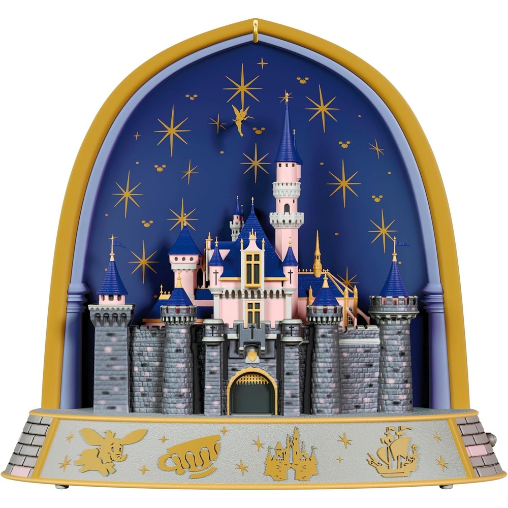 image:imageHallmark Keepsake Disney Christmas Ornament Disneyland 70th Anniversary A Magical Celebration Musical with Light Gifts for Disney FansA Magical Celebration
