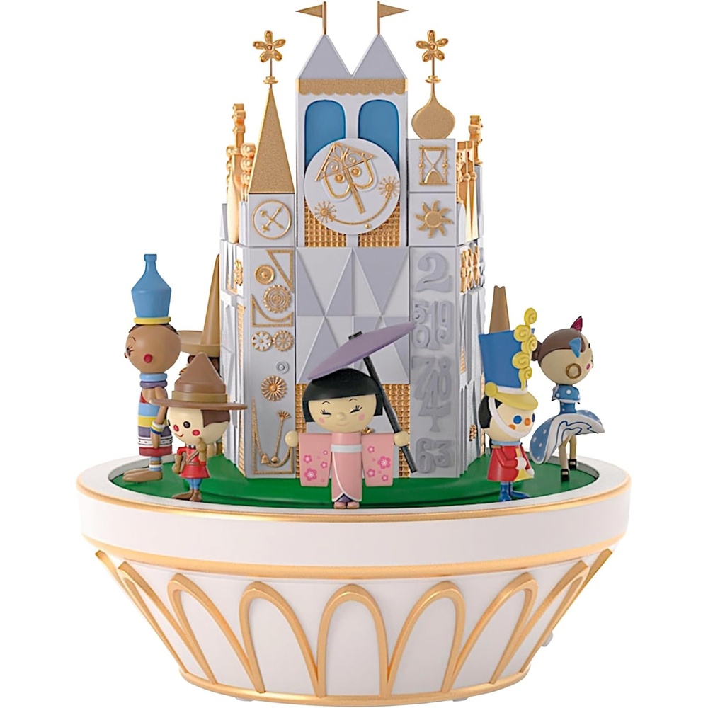 image:imageHallmark Keepsake Disney Christmas Ornament Disneyland 70th Anniversary A Magical Celebration Musical with Light Gifts for Disney FansIts a Small World