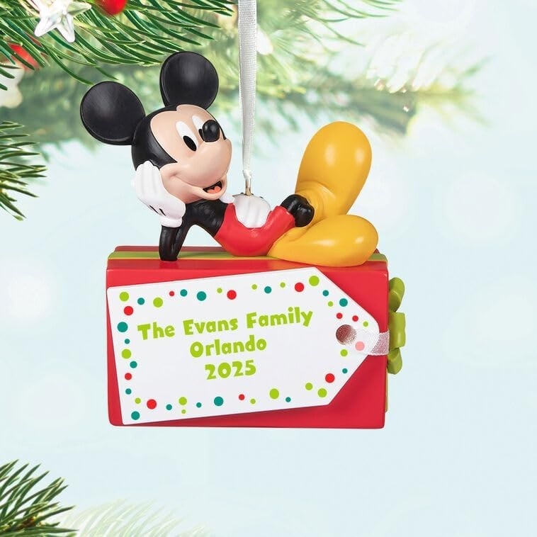 image:imageHallmark Keepsake Disney Christmas Ornament Mickey Mouse A Year of Disney Magic YearDated 2025Mickey Oh Boy