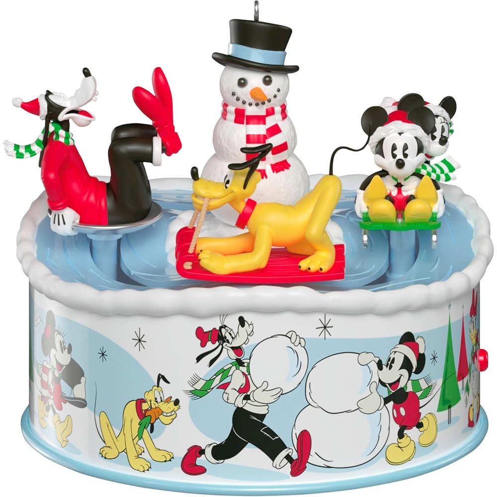 image:imageHallmark Keepsake Disney Christmas Ornament Mickey and Friends Firefighting Friends with Light Sound and MotionSledding Season