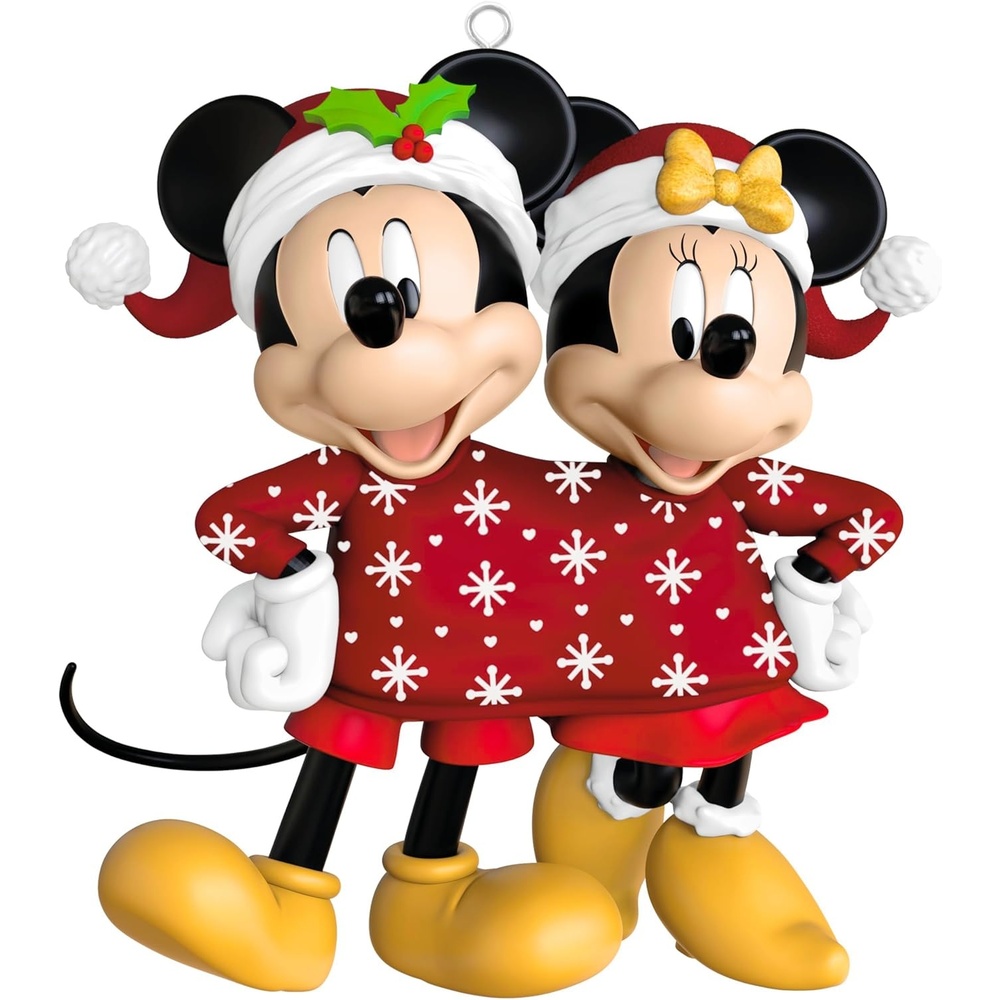 image:imageHallmark Keepsake Disney Christmas Ornament Mickey and Minnie SweaterSharing Sweethearts Gifts for Disney FansMickey and Minnie SweaterSharing