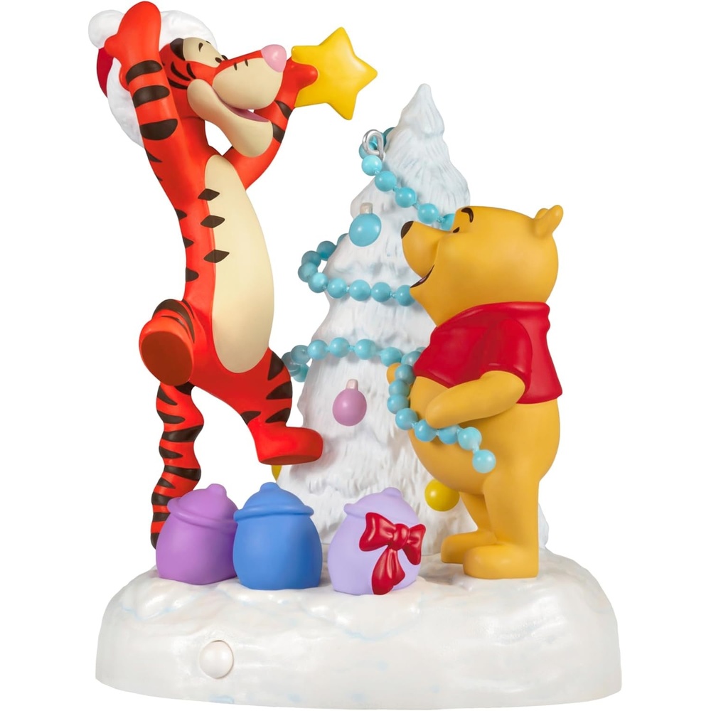 image:imageHallmark Keepsake Disney Christmas Ornament Winnie the Pooh Up for Adventure with Light Gifts for Disney FansTiggerific Tree