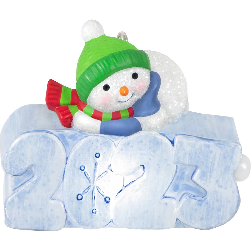 image:imageHallmark Keepsake Mini Christmas Ornament A Snowy 2025 125 Tiny Ornament for Tabletop TreeA Snowy 2023