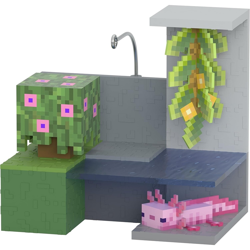 image:imageHallmark Keepsake Mini Christmas Ornaments 2025 Minecraft Alex Steve and Arctic Fox Set of 3 Gifts for GamersAxolotl
