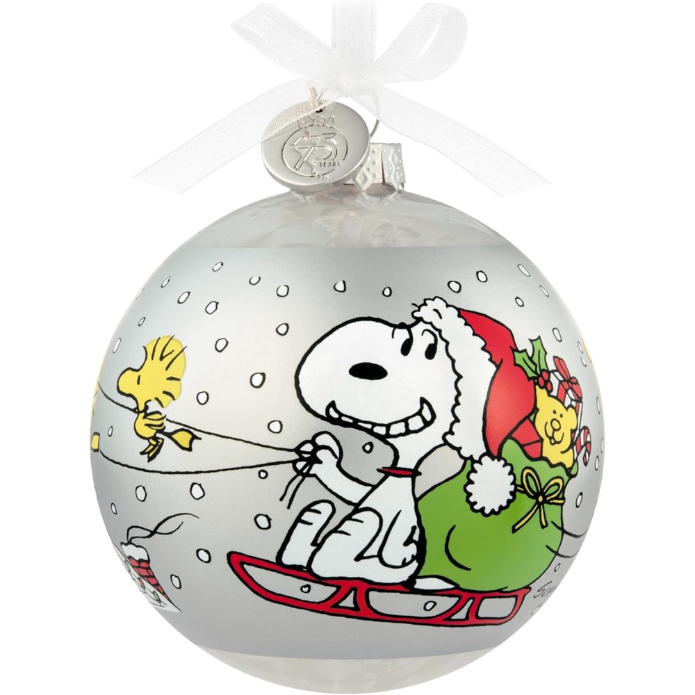 image:imageHallmark Keepsake Peanuts Christmas Ornament The Peanuts Gang Christmas isA Warm Hug with Snoopy75th Anniversary