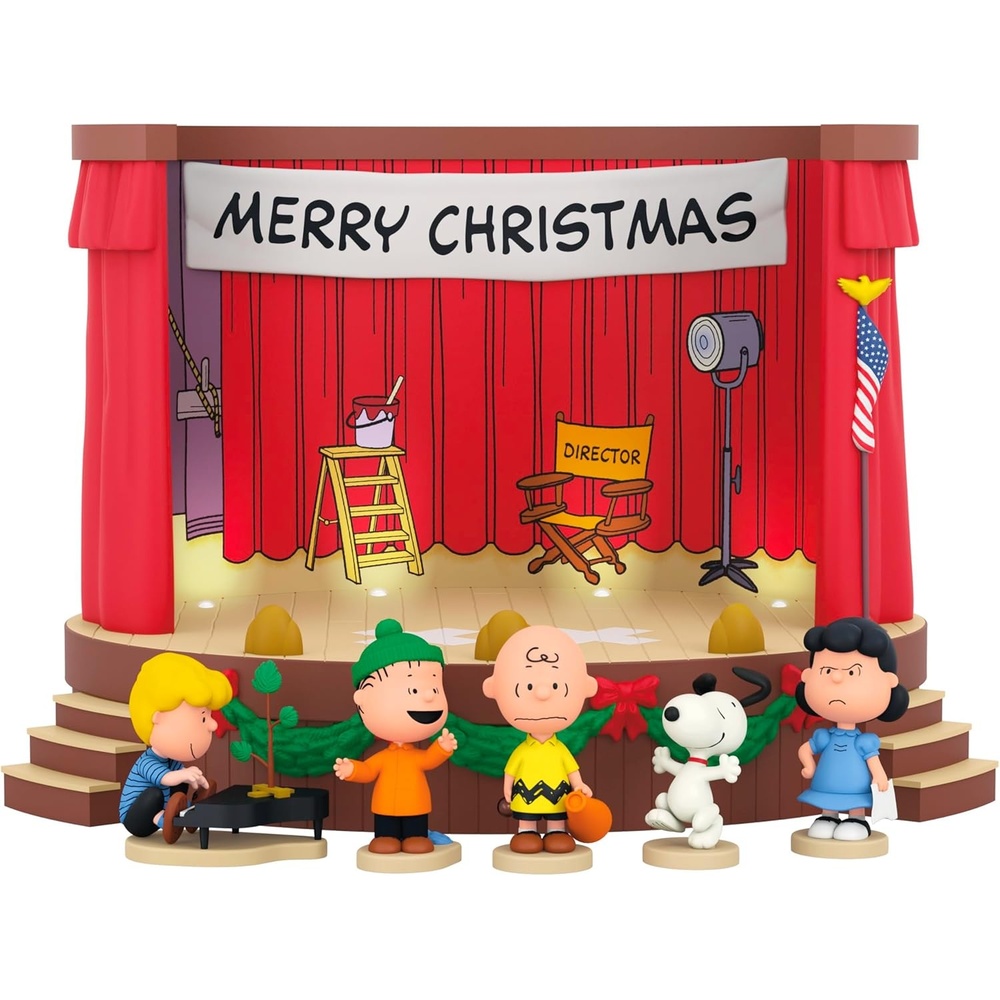 image:imageHallmark Keepsake Peanuts Christmas Tabletop Decoration The Peanuts Gang Merry Christmas Charlie Brown with Light and SoundMerry Christmas  Charlie Brown