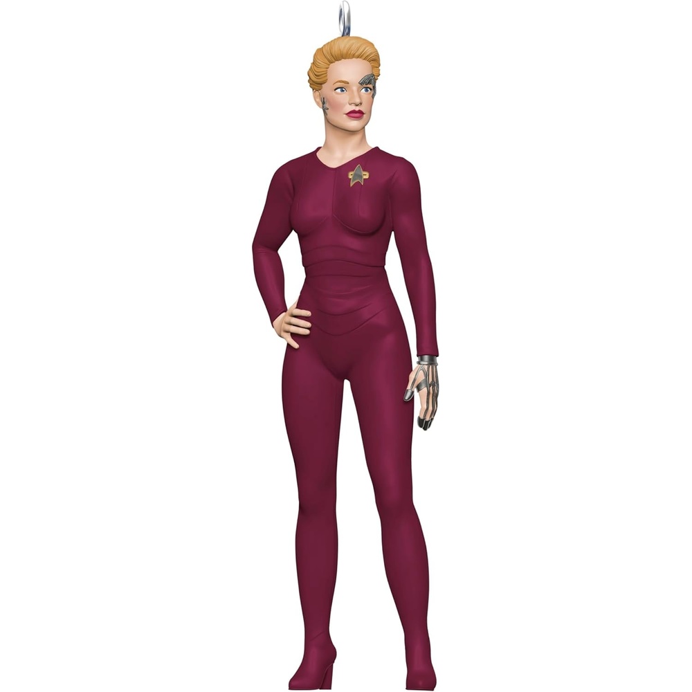 image:imageHallmark Keepsake Star Trek Mini Christmas Ornament USS Voyager 025 Tiny Ornament for Tabletop TreeVoyager Seven of Nine