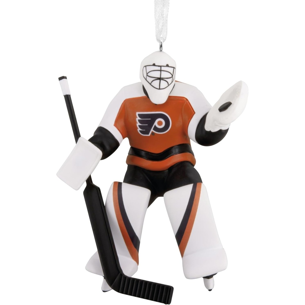 image:imageHallmark NHL Philadelphia Flyers Goalie Christmas Ornament Gifts for Sports Fans