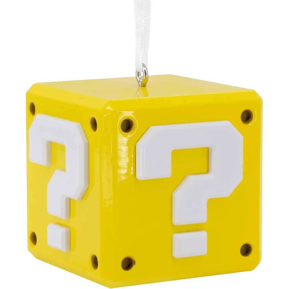 image:imageHallmark Nintendo Super Mario Mini Christmas Ornaments Shatterproof Set of 6Question Box