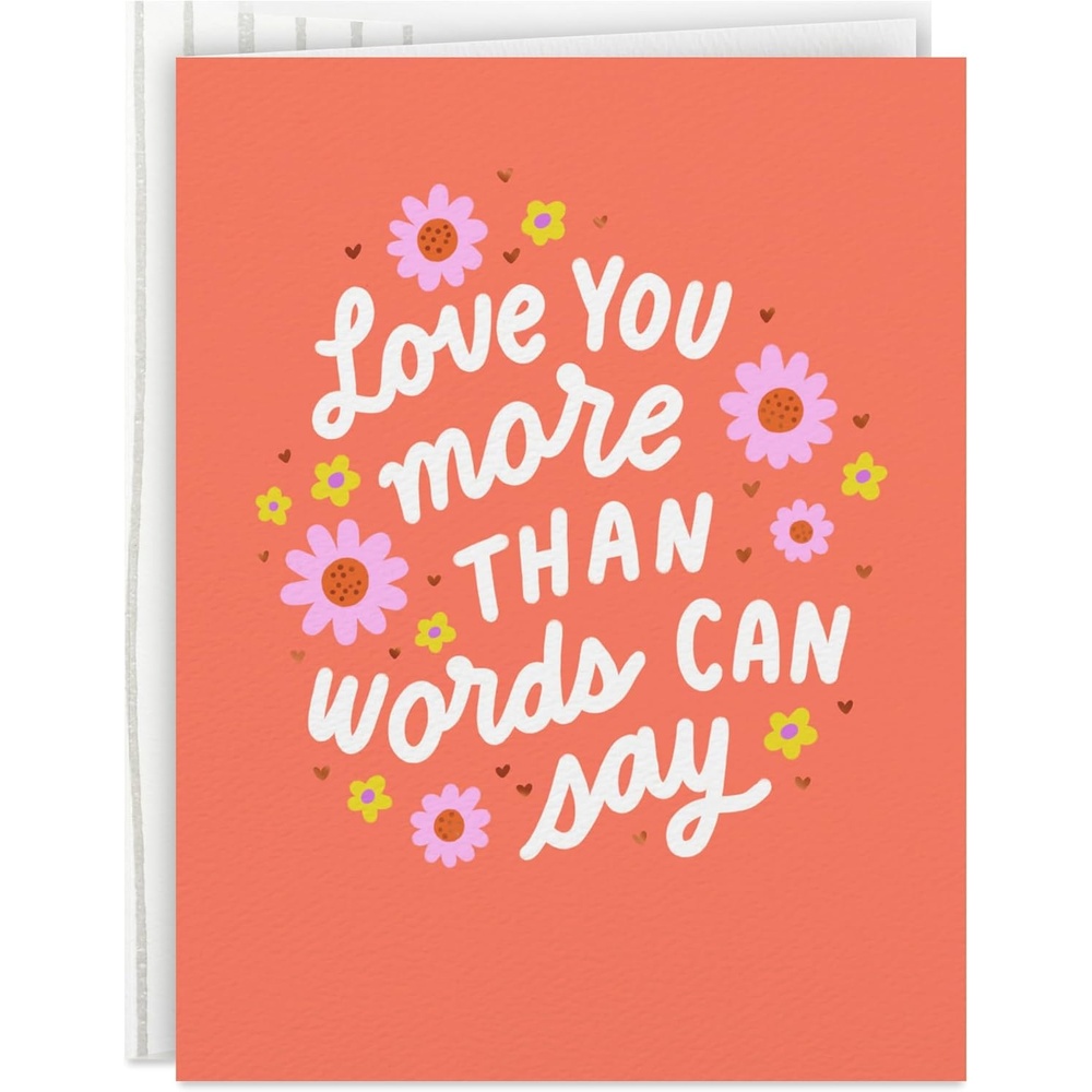 image:imageHallmark Retro Thank You Card Assortment 24 Blank Cards with Envelopes Orange Yellow Green PinkHeart Hands