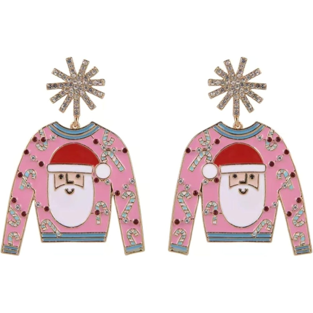 image:imageHallmark Santa Ugly Sweater Earrings