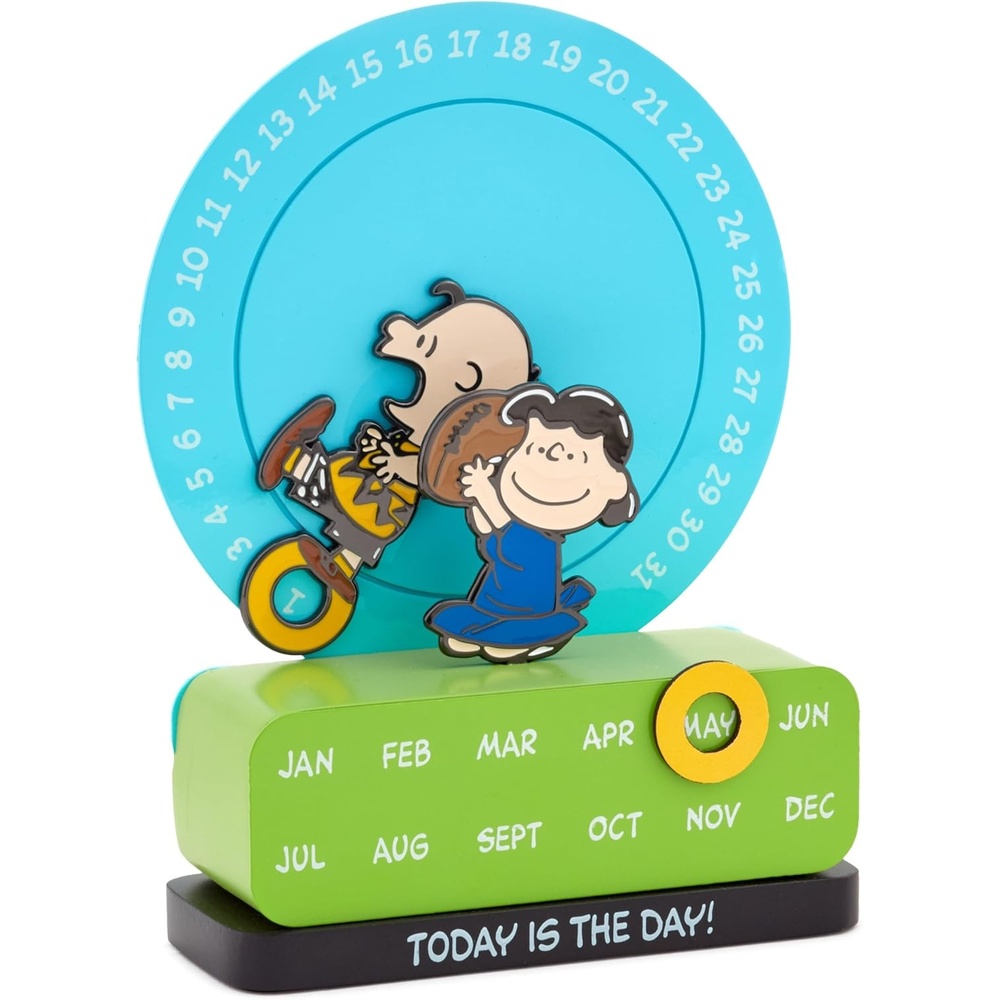 image:imageHallmark Sega Sonic The Hedgehog Perpetual Calendar Gift for Grads Gamers CoworkersPeanuts Charlie Brown and Lucy