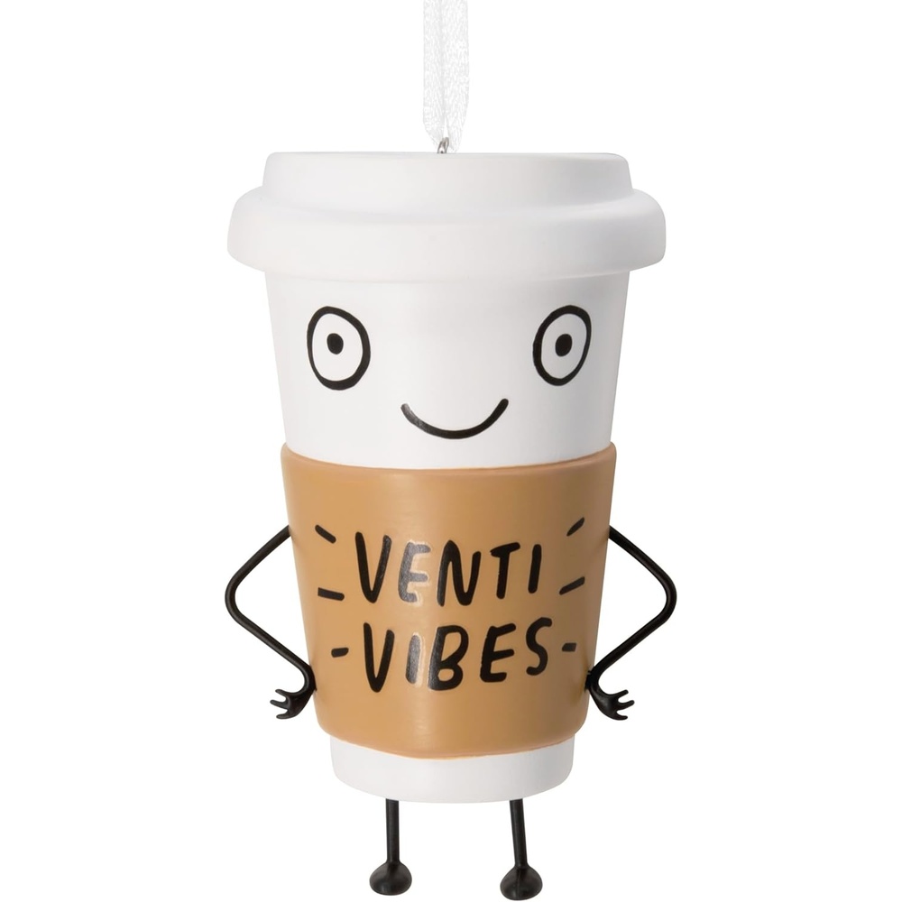 image:imageHallmark Shoebox Christmas Ornament Venti Vibes Coffee Cup Ornament Funny GiftsVenti Coffee