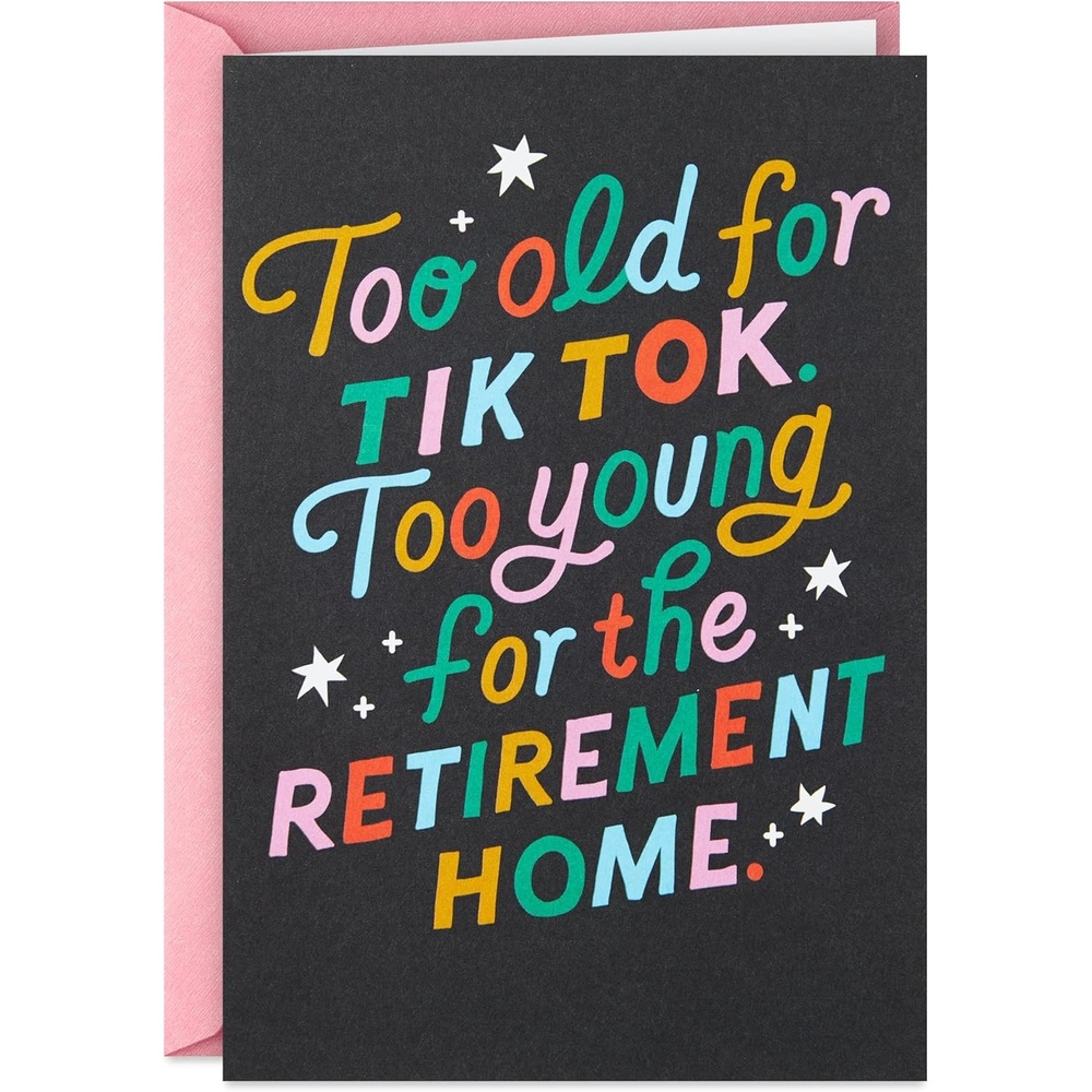image:imageHallmark Shoebox Funny Birthday Card Too Old for TikTokToo Old for TikTok