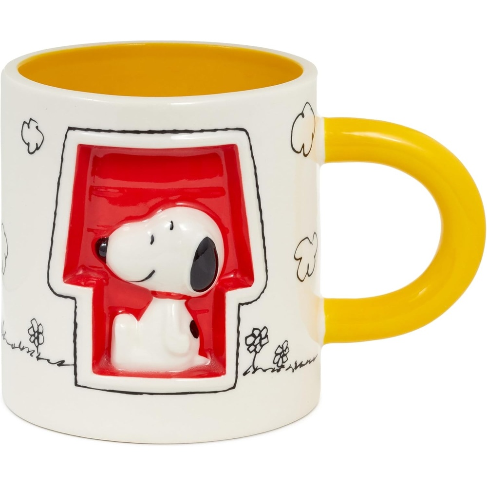 image:imageHallmark Shoebox Funny Cat Mug 16 oz Kevin Is Judging Your Choices Gift for Friend Parent Teacher Cat Mom Christmas BirthdaysPeanuts Sculpted Mug