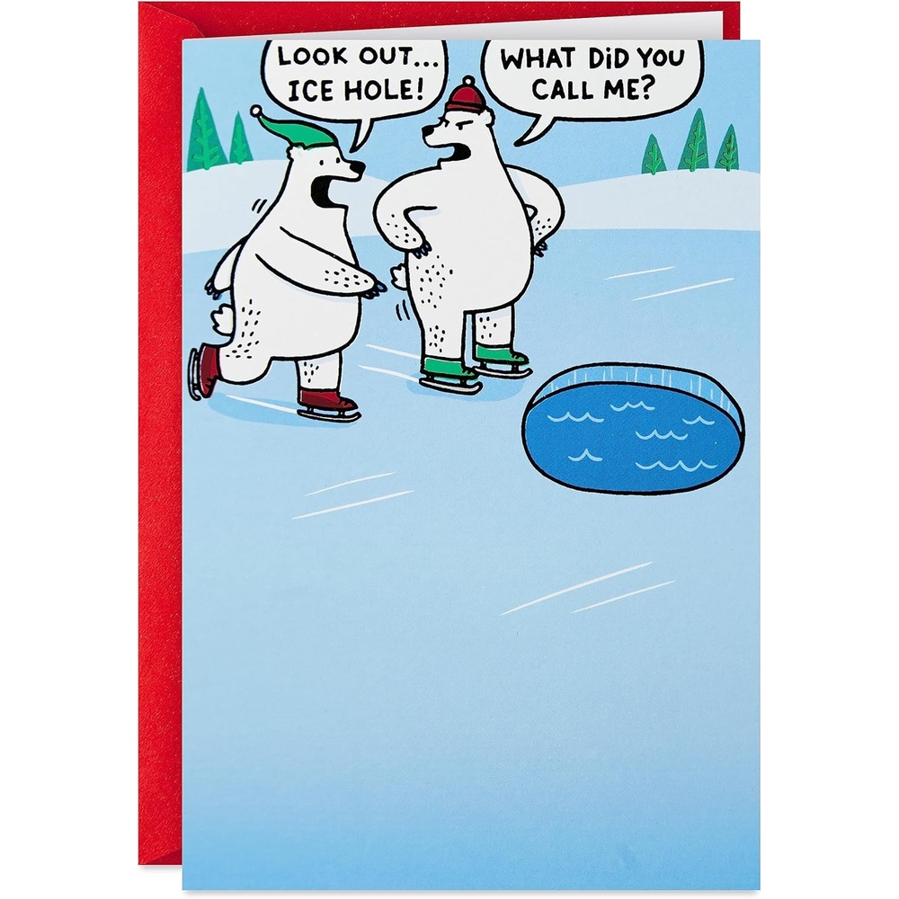 image:imageHallmark Shoebox Funny Christmas Card Ice Hole Polar BearsFunny Ice Hole Polar Bears