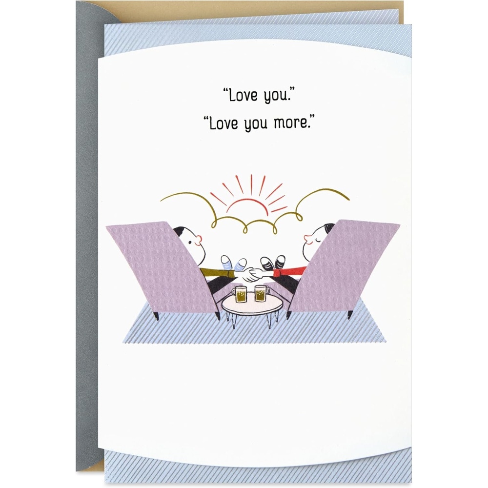 image:imageHallmark Shoebox Funny Love Card for Adults Got Your Attention for Valentines Day AnniversaryHe Said  He Said