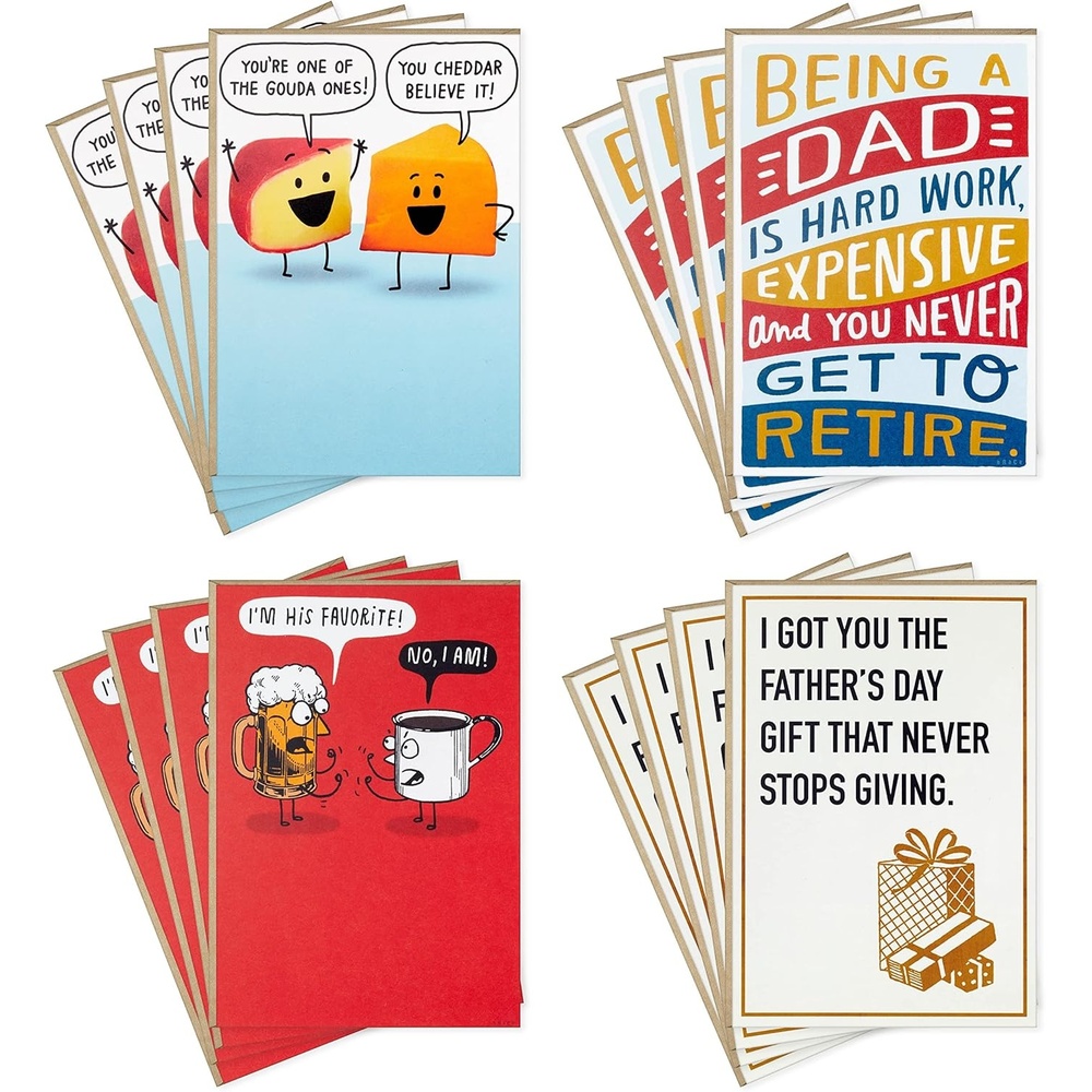 image:imageHallmark Shoebox Funny Valentines Day Card Assortment 16 Cards with EnvelopesFathers Day Humor CardAssortment