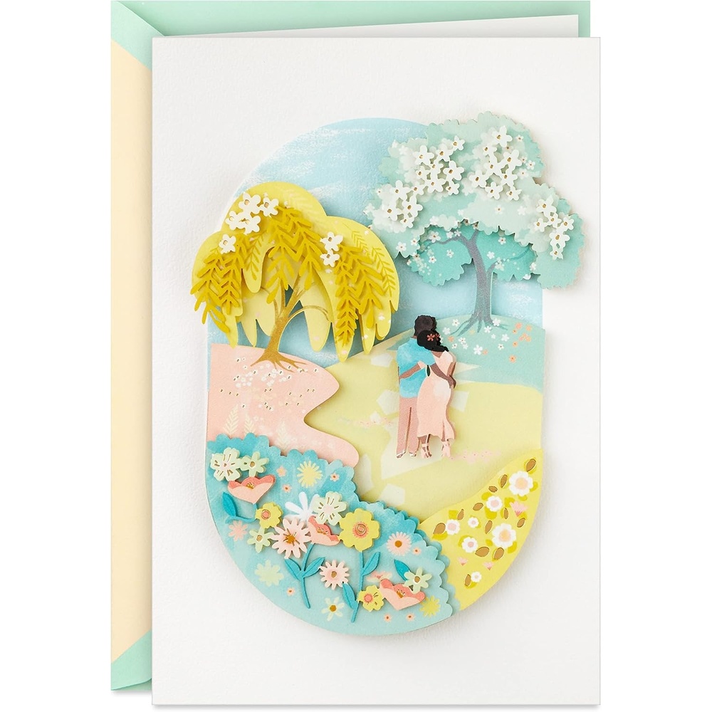 image:imageHallmark Signature Anniversary Card Gold and Woodgrain Love You More for Husband Wife Partner SpouseFavorite Place