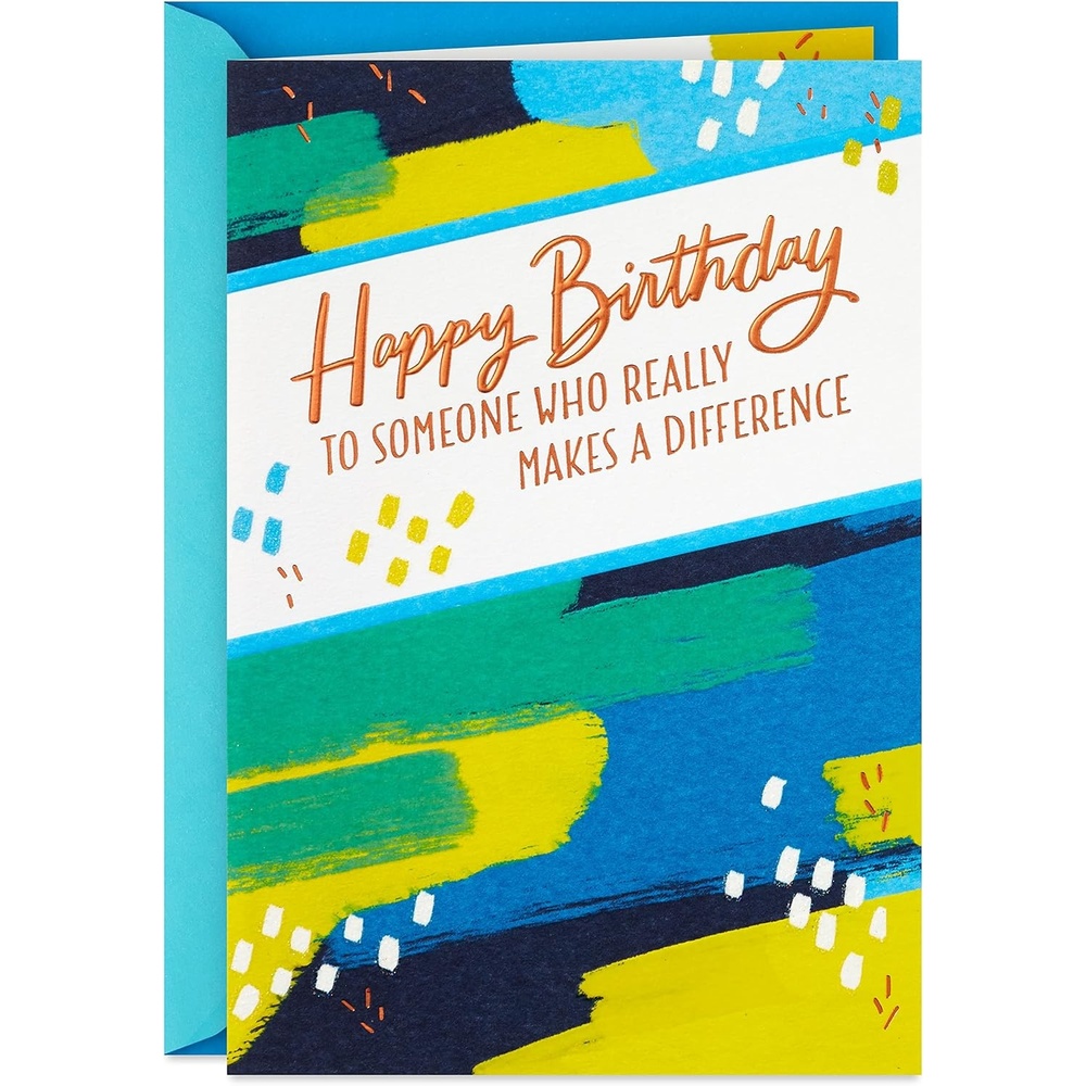 image:imageHallmark Signature Birthday Card Happy SprinklesSomeone Who Makes a Difference
