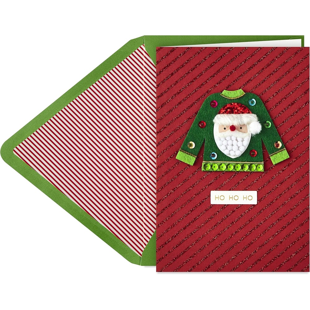 image:imageHallmark Signature Christmas Card Red TruckSanta Sweater