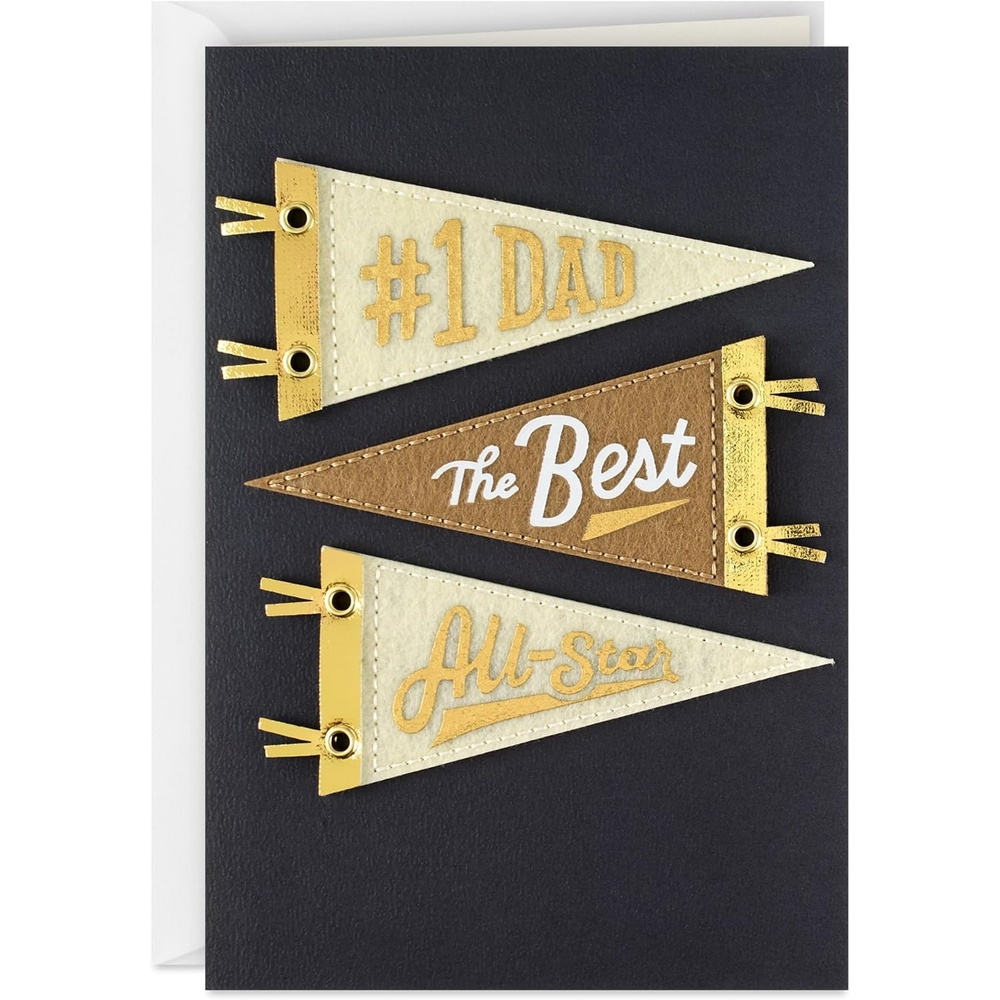 image:imageHallmark Signature Fathers Day Card 1 Dad AllStar Pennants for Dad Grandpa FatherinLaw1 Dad