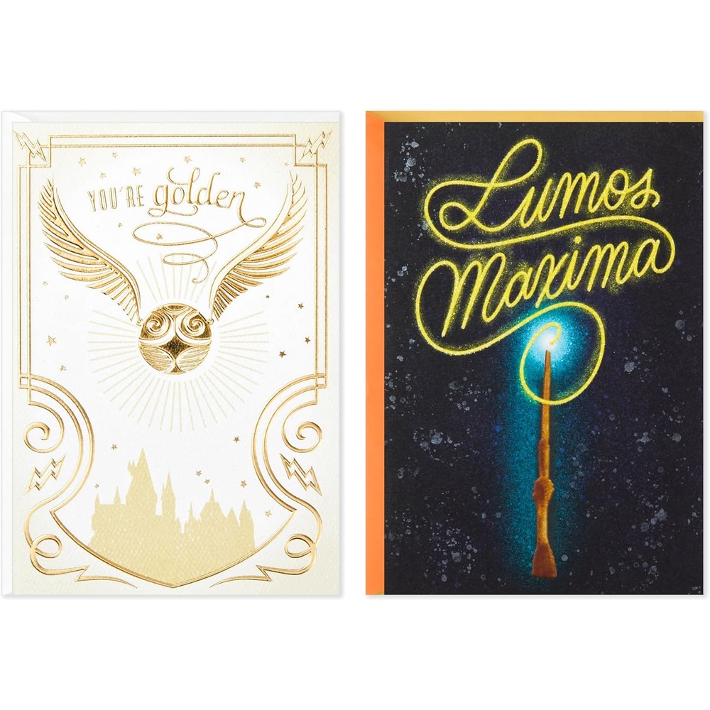 image:imageHallmark Signature Harry Potter Birthday Card Favorite ThingsSnitch and Wand