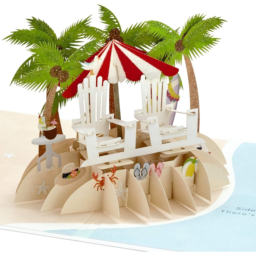 image:imageHallmark Signature Paper Wonder Pop Up Anniversary Card BeachBeach