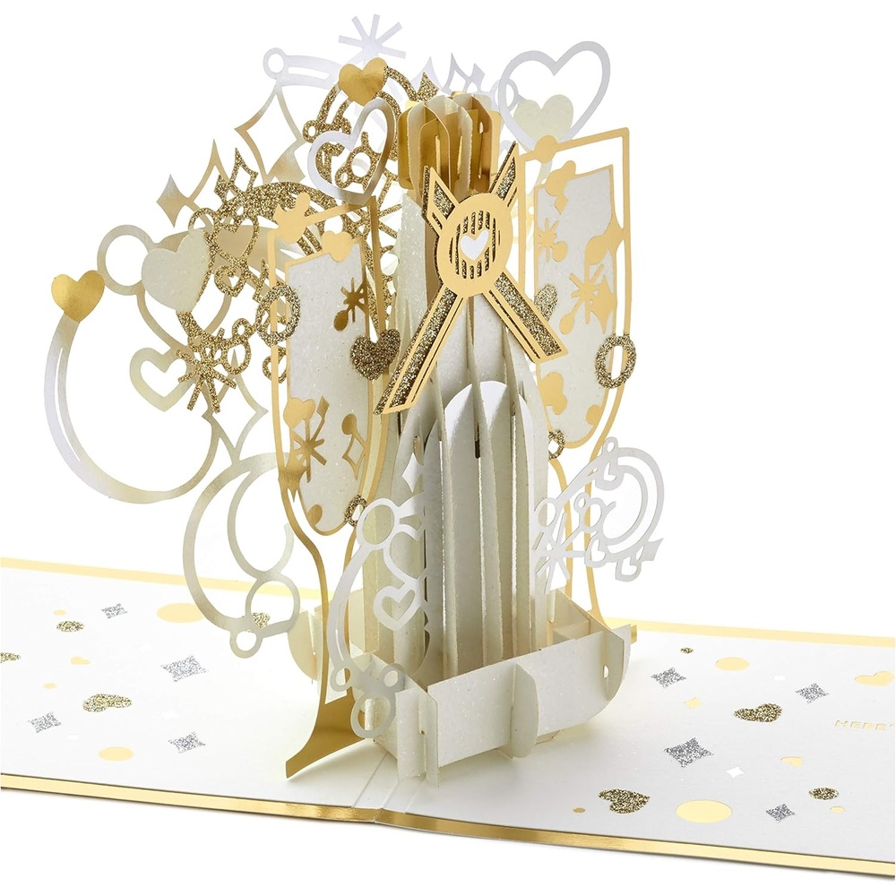 image:imageHallmark Signature Paper Wonder Pop Up Anniversary Card Pop the Champagne