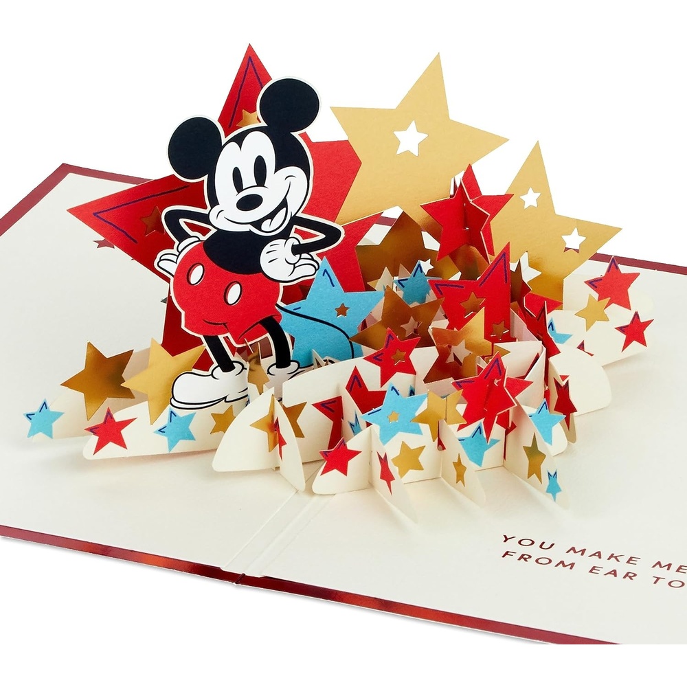 image:imageHallmark Signature Paper Wonder Pop Up Birthday Card Thank You Card Encouragement Card Mickey Mouse