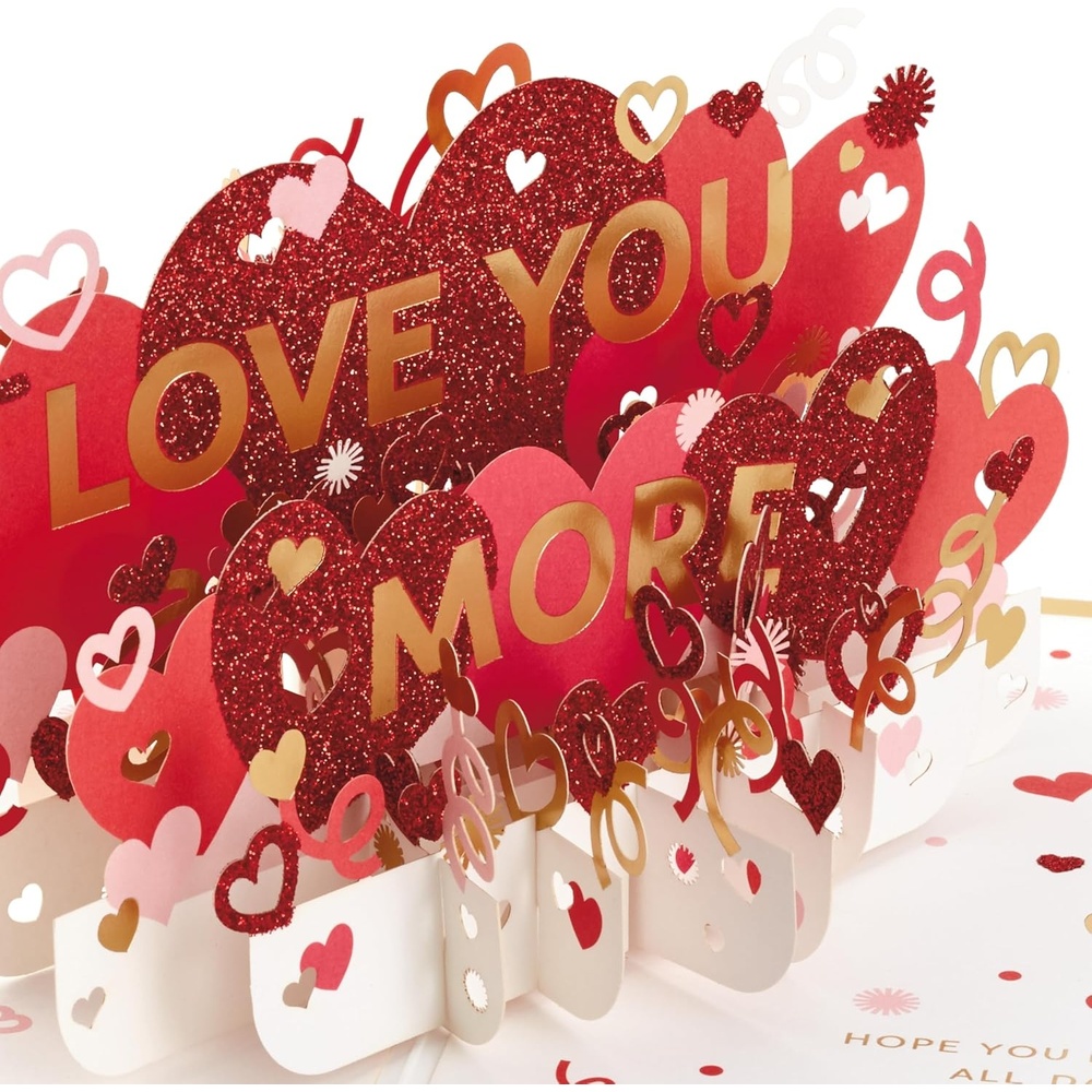 image:imageHallmark Signature Paper Wonder Pop Up Love Card Because I Have You Birthday Card Anniversary Card Sweetest Day CardRed