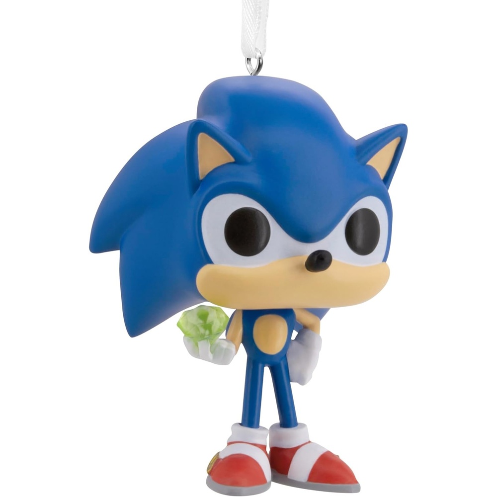image:imageHallmark Sonic the Hedgehog with Emerald Funko POP Christmas Ornament Pop Culture Gifts