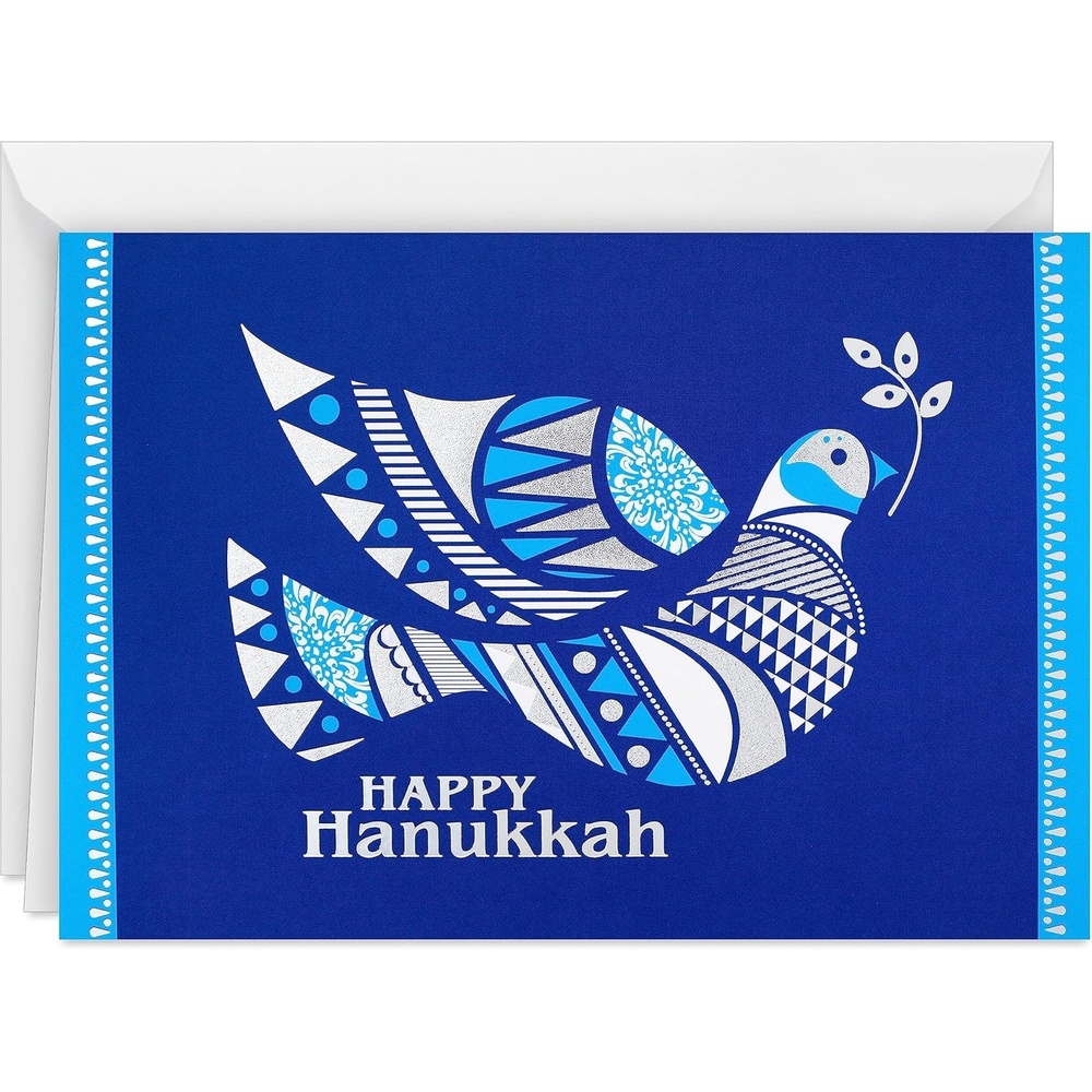 image:imageHallmark Tree of Life Hanukkah Boxed Cards 40 Cards and Envelopes Blue and Silver DoveBlue and Silver Dove Hanukkah Cards