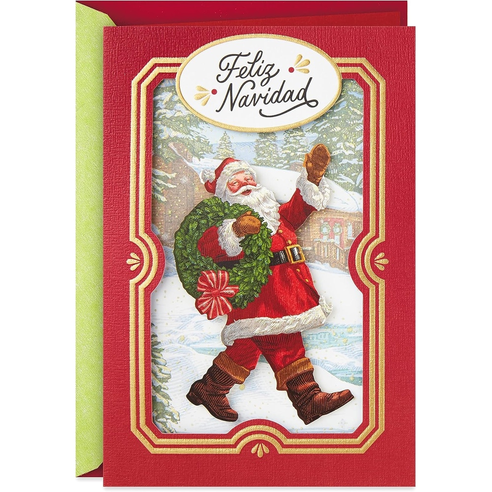 image:imageHallmark Vida Displayable Spanish Christmas Card Tarjeta de Navidad Espaola VisualizableFeliz NavidadTarjeta de Navidad Espaola Visualizable  Feliz Navidad