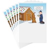 Gingerbread  6 Funny Cards with Envelopes
