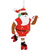 Roller Skating Santa